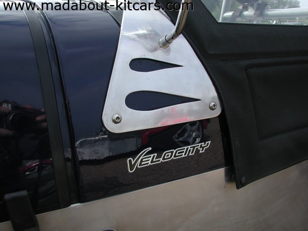 Luego Sports Cars - Velocity XT. Velocity logo