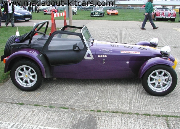 Caterham cars - Super 7. Side profile with side windows