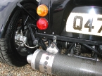 Rear suspension close up