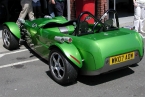 Rear shot of Duratec car