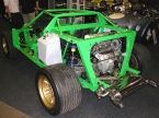 Rear view of rolling chassis