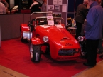 Front view on show stand