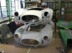 DJ sportscars - Tojeiro. Raw bodyshells at the factory